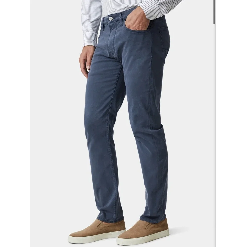 34 Heritage Men's Courage Straight Leg Pants In Dark Denim Twill NWT - 34x32